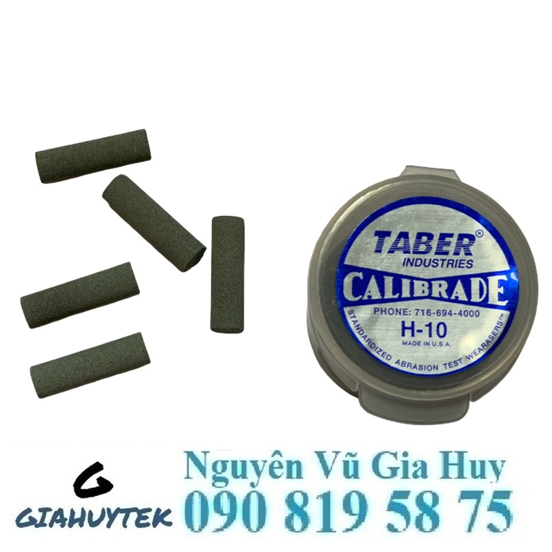 Thanh mài H-10 Taber loại 5 thanh: chuẩn kiểm tra mài mòn